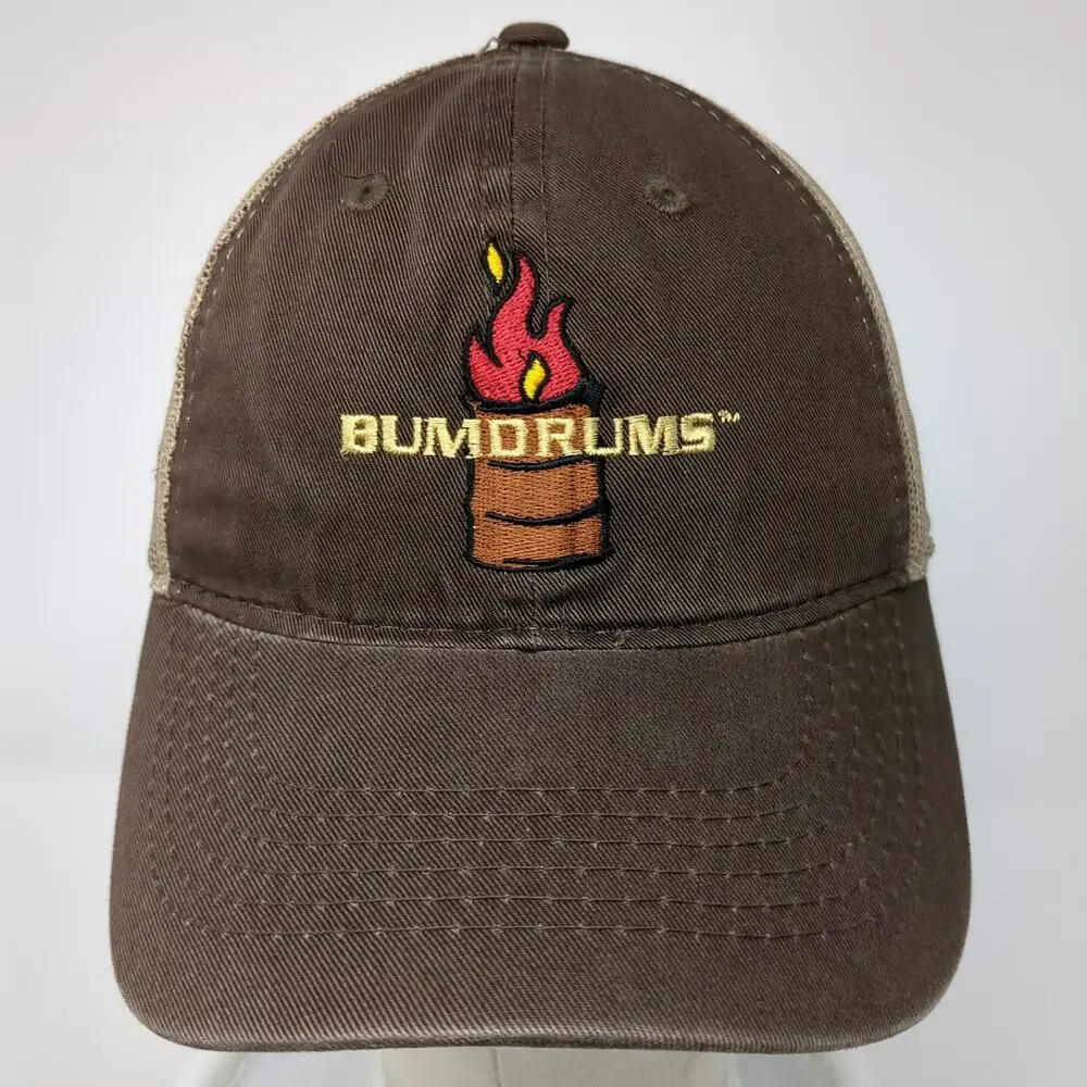 Outdoor Cap Bumdrums Baseball Cap Brown One Size Mesh Back Strapback Hat Flame
